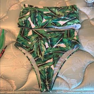 High waisted swimsuit (large)